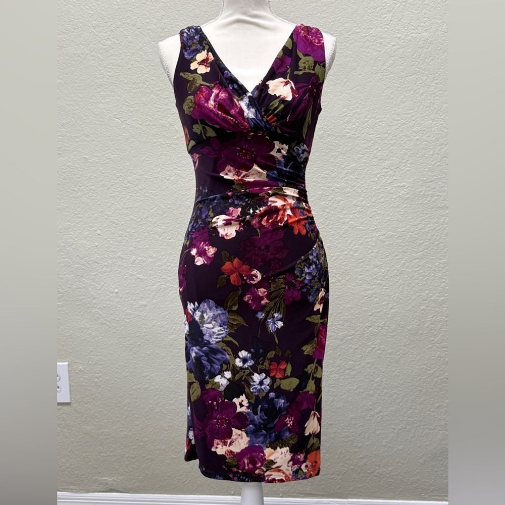 Lauren Ralph Lauren Multicolor Floral Midi Dress
